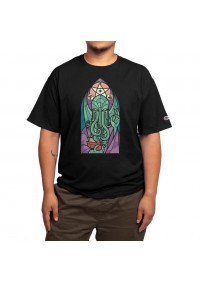 T-Shirt Threadless - Cthulhu's Church (Noir)